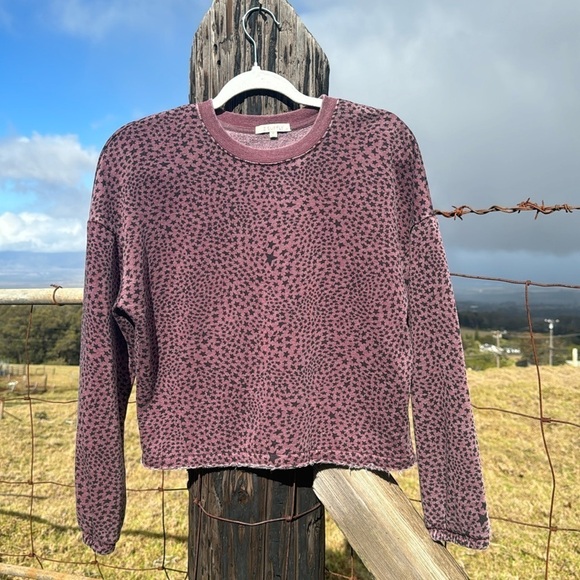 Z-Supply Cruise Stardust Star Sweatshirt Purple - Picture 3 of 11